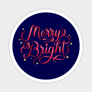 Merry and bright Magnet